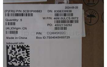 Lenovo 5CB1P00883 Tastatur inkl. Topcase deutsch W21MR AG BL U
