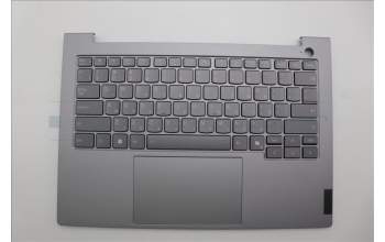 Lenovo 5CB1P00885 C-Cover with keyboard, Hebrew, Arctic Grey, Backlight, US