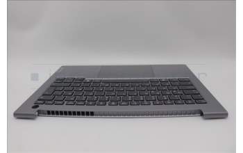 Lenovo 5CB1P00887 C-Cover with keyboard, Icelandic, Arctic Grey, Backlight, UK
