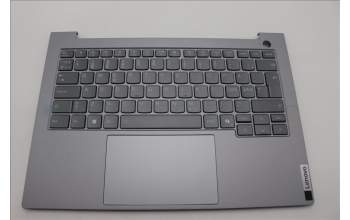Lenovo 5CB1P00892 C-Cover with keyboard, Nordic, Arctic Grey, Backlight, UK