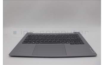 Lenovo 5CB1P00897 C-Cover with keyboard,Switzerland,Arctic Grey,Backlight