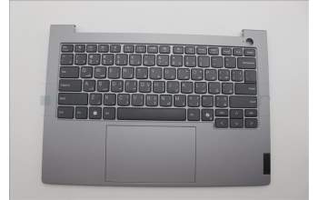 Lenovo 5CB1P00904 C-Cover with keyboard, Arabic, Arctic Grey, US