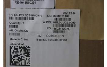 Lenovo 5CB1P00910 Tastatur inkl. Topcase ASM_ENG W21MR AG U