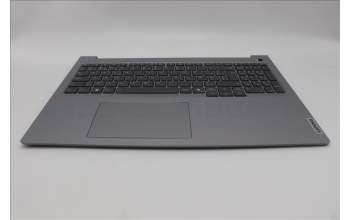 Lenovo 5CB1P00935 C-Cover with keyboard, Belgian, Arctic Grey, Backlight, UK