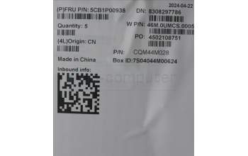 Lenovo 5CB1P00938 Tastatur inkl. Topcase ASM_CZE/SLK W21MSAGBL H