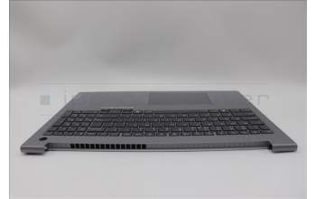 Lenovo 5CB1P00940 C-Cover with keyboard, US English Euro, Arctic Grey, Backlight, US