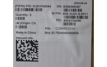 Lenovo 5CB1P00944 C-Cover with keyboard,German,Arctic Grey,Backlight