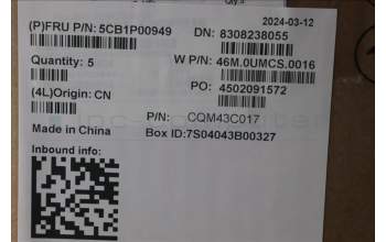 Lenovo 5CB1P00949 C-Cover with keyboard,Italian,Arctic Grey,Backlight