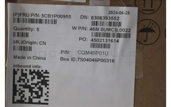 Lenovo 5CB1P00955 Tastatur inkl. Topcase ASM_RUS W21MS AG BL H