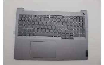 Lenovo 5CB1P00955 C-Cover with keyboard, Russian, Arctic Grey, Backlight, US