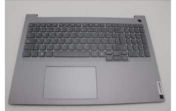 Lenovo 5CB1P00957 C-Cover with keyboard,Spanish,Arctic Grey,Backlight