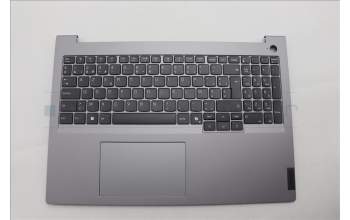 Lenovo 5CB1P00966 C-Cover with keyboard, Belgian, Arctic Grey, UK