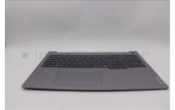 Lenovo 5CB1P00966 C-Cover with keyboard, Belgian, Arctic Grey, UK