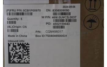 Lenovo 5CB1P00970 C-Cover with keyboard,US English Euro,Arctic Grey