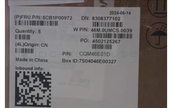 Lenovo 5CB1P00972 C-Cover with keyboard,French,Arctic Grey