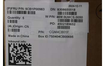 Lenovo 5CB1P00983 C-Cover with keyboard,Spanish LA,Arctic Grey