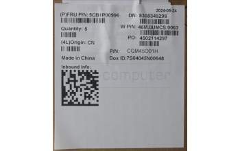 Lenovo 5CB1P00996 C-Cover with keyboard, Belgian, Arctic Grey, Backlight, UK