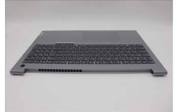 Lenovo 5CB1P00996 C-Cover with keyboard, Belgian, Arctic Grey, Backlight, UK