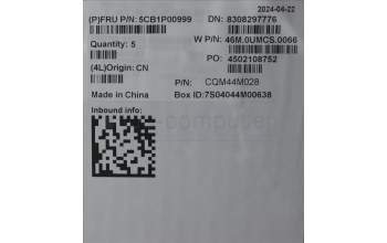 Lenovo 5CB1P00999 Tastatur inkl. Topcase ASM_CZE/SLK W21MSAGBL U