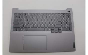 Lenovo 5CB1P01001 C-Cover with keyboard,US English Euro,Arctic Grey,Backlight