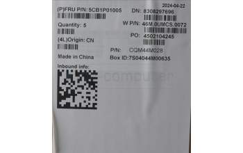 Lenovo 5CB1P01005 Tastatur inkl. Topcase deutsch W21MS AG BL U