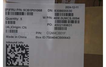 Lenovo 5CB1P01068 C-Cover with keyboard, Belgian, Arctic Grey, UK