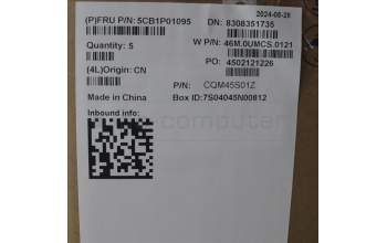 Lenovo 5CB1P01095 C-Cover with keyboard,UK English,Arctic Grey