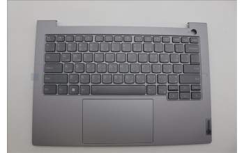 Lenovo 5CB1P01118 C-Cover with keyboard, Arabic, Arctic Grey, Backlight, US