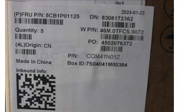 Lenovo 5CB1P01125 Tastatur inkl. Topcase ASM_FRA W21KG AGBL H