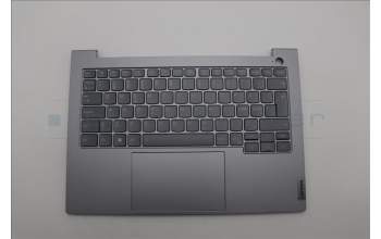 Lenovo 5CB1P01137 C-Cover with keyboard,Nordic,Arctic Grey,Backlight