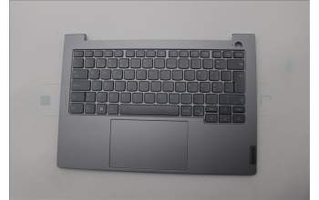 Lenovo 5CB1P01138 C-Cover with keyboard,Portuguese,Arctic Grey,Backlight