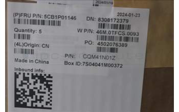 Lenovo 5CB1P01146 Tastatur inkl. Topcase ASM_UK W21KG AGBL H