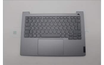 Lenovo 5CB1P01146 C-Cover with keyboard, UK English, Arctic Grey, Backlight, UK