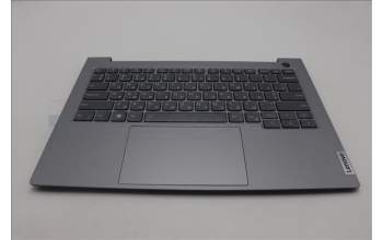 Lenovo 5CB1P01147 C-Cover with keyboard, Ukraine, Arctic Grey, Backlight, US
