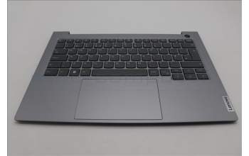 Lenovo 5CB1P01356 C-Cover with keyboard, UK English, Arctic Grey, Non-Backlight, UK