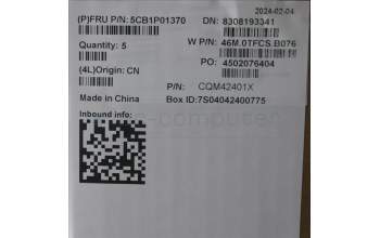 Lenovo 5CB1P01370 C-Cover with keyboard,Greek,Arctic Grey,Backlight