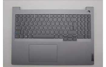 Lenovo 5CB1P01374 C-Cover with keyboard, Italian, Arctic Grey, Backlight, UK