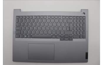 Lenovo 5CB1P01383 C-Cover with keyboard, Switzerland, Arctic Grey, Backlight, UK