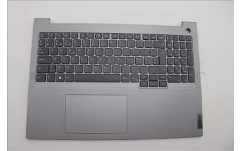 Lenovo 5CB1P01391 C-Cover with keyboard, Belgian, Arctic Grey, Non-Backlight, UK