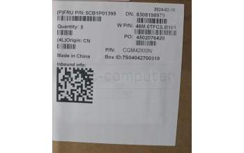 Lenovo 5CB1P01395 C-Cover with keyboard, English, Arctic Grey, Non-Backlight, US