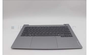 Lenovo 5CB1P27051 C-Cover with keyboard, English, Arctic Grey, Backlight, US