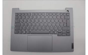 Lenovo 5CB1P27056 C-Cover with keyboard,German,Arctic Grey,Backlight