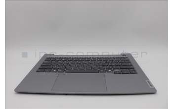 Lenovo 5CB1P27058 C-Cover with keyboard, Hebrew, Arctic Grey, Backlight, US