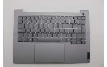 Lenovo 5CB1P27066 C-Cover with keyboard, Portuguese, Arctic Grey, Backlight, UK