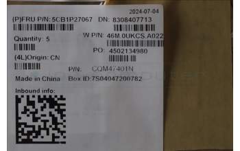 Lenovo 5CB1P27067 Tastatur inkl. Topcase ASM_RUS W 21MV AG BL