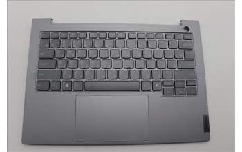 Lenovo 5CB1P27067 C-Cover with keyboard,Russian,Arctic Grey,Backlight