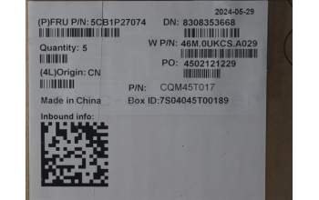 Lenovo 5CB1P27074 Tastatur inkl. Topcase ASM_UK W 21MV AG BL