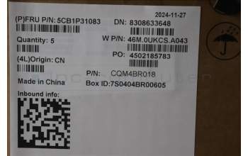 Lenovo 5CB1P31083 Tastatur inkl. Topcase deutsch W 21MV AG