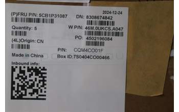 Lenovo 5CB1P31087 C-Cover with keyboard,Icelandic,Arctic Grey