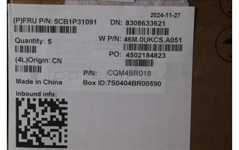 Lenovo 5CB1P31091 C-Cover with keyboard,Nordic,Arctic Grey